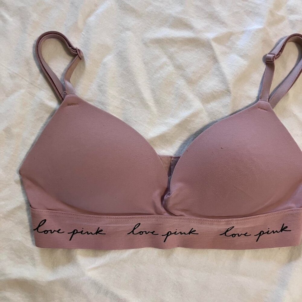 Victoria's Secret Love Pink Mauve Bralette